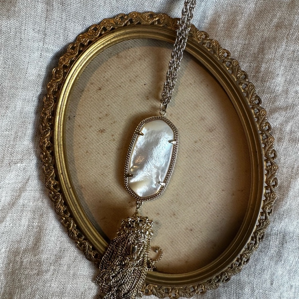 Kendra Scott Rayne Mother of Pearl Pendant Necklace